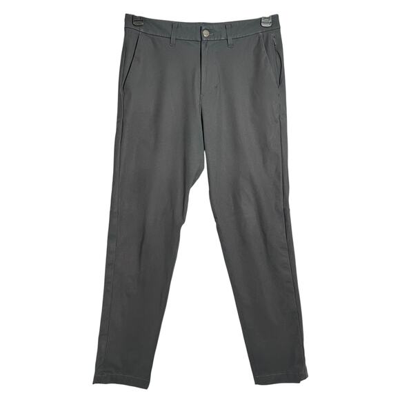 FLAW Lululemon Commission Pant Slim Warpstreme MENS 30 X 28 Obsidian Chino - Picture 1 of 10